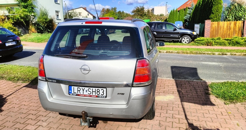 Opel Zafira cena 11999 przebieg: 249000, rok produkcji 2005 z Trzcianka małe 667